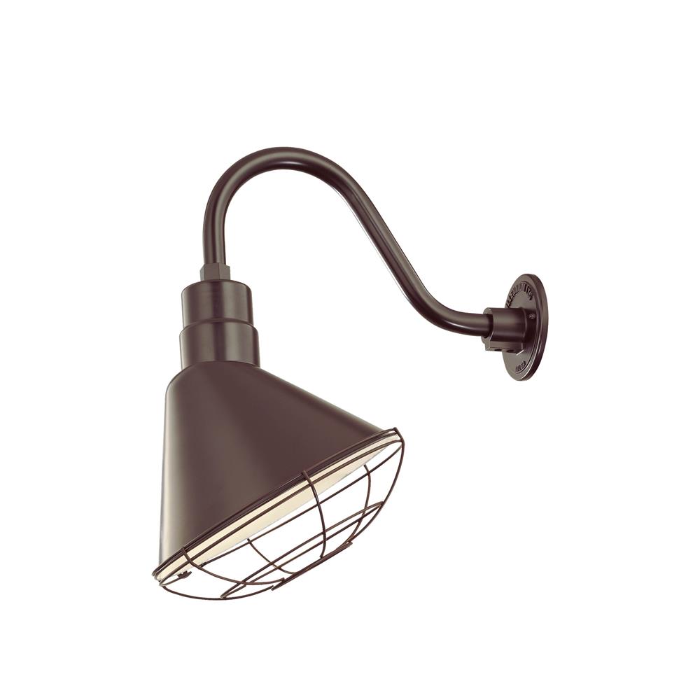 Millennium Lighting RAS12-ABR R Series Angle Shade in Architectural Bronze